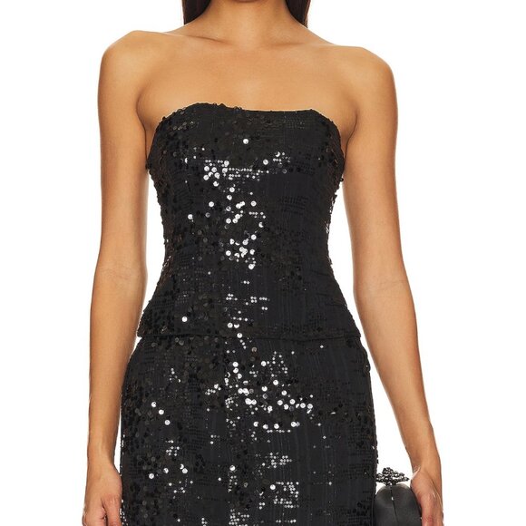 LIONESS She's All That Strapless Top and Maxi Skirt - Picture 2 of 4